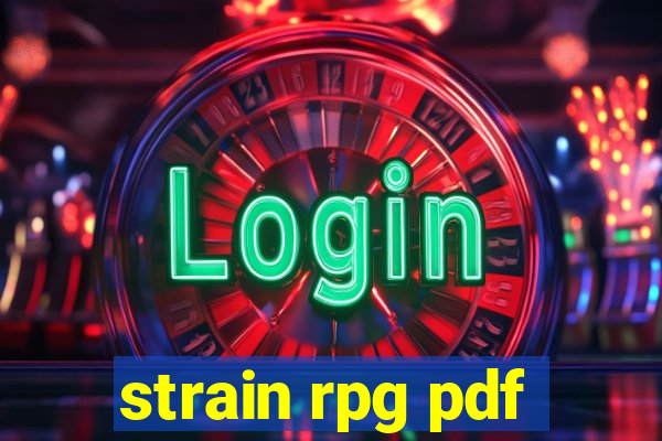 strain rpg pdf